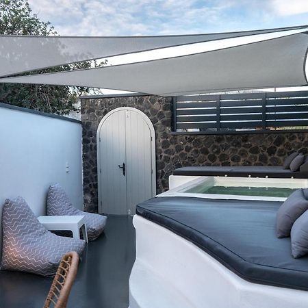 Sun Naam Home Santorini With Heated Jacuzzi Karterados  Bagian luar foto