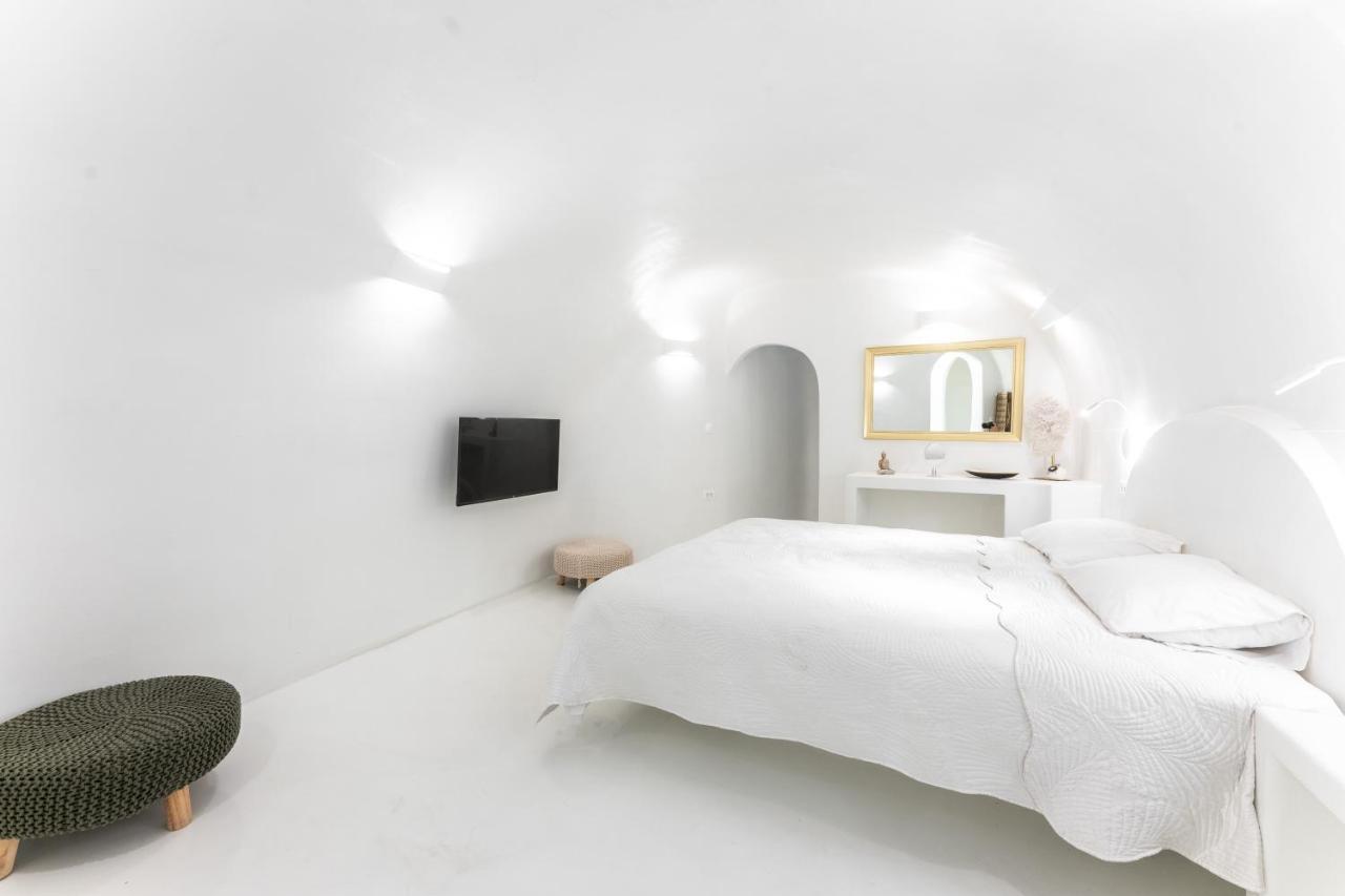 Sun Naam Home Santorini With Heated Jacuzzi Karterados  Bagian luar foto