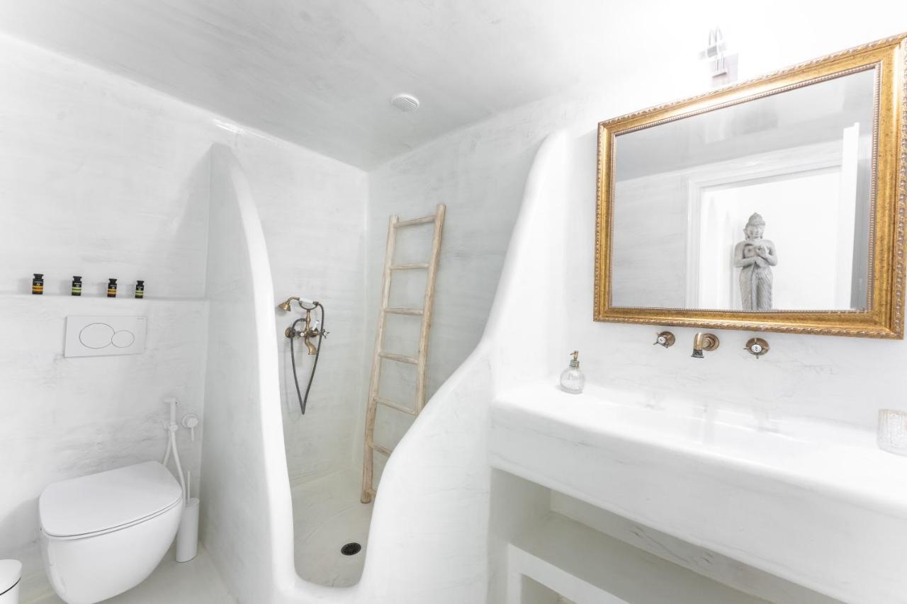 Sun Naam Home Santorini With Heated Jacuzzi Karterados  Bagian luar foto